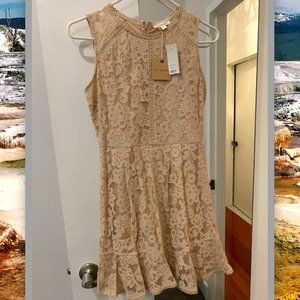 Gorgeous Taupe Lace Dress